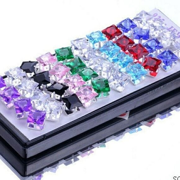 Stud Earrings 925  - Picture 1 of 16